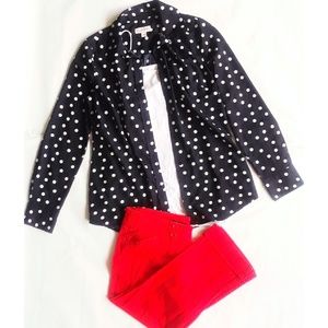 Polka Dot Button Down Shirt